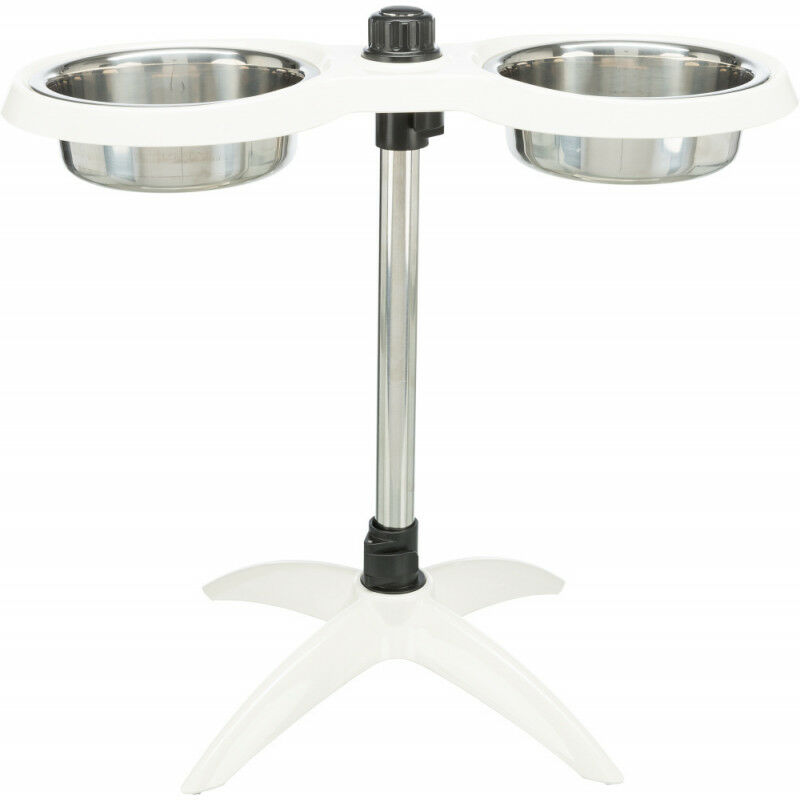 Bar pour chiens, mélamine/acier inoxydable 54 cm