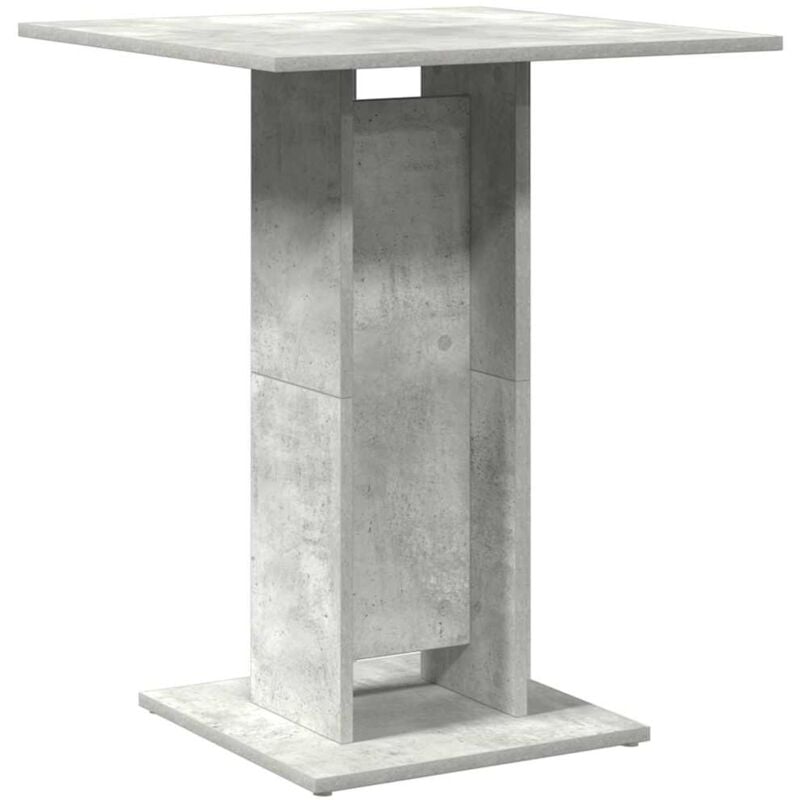 Bistro Table Concrete Grey 60x60x75 cm Engineered Wood Vidaxl