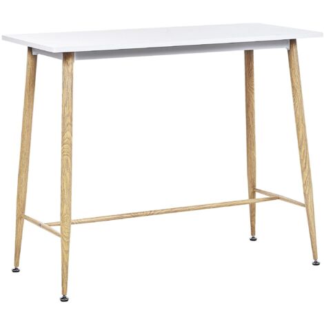 Bar Table CHAVES White 110 cm 50 cm