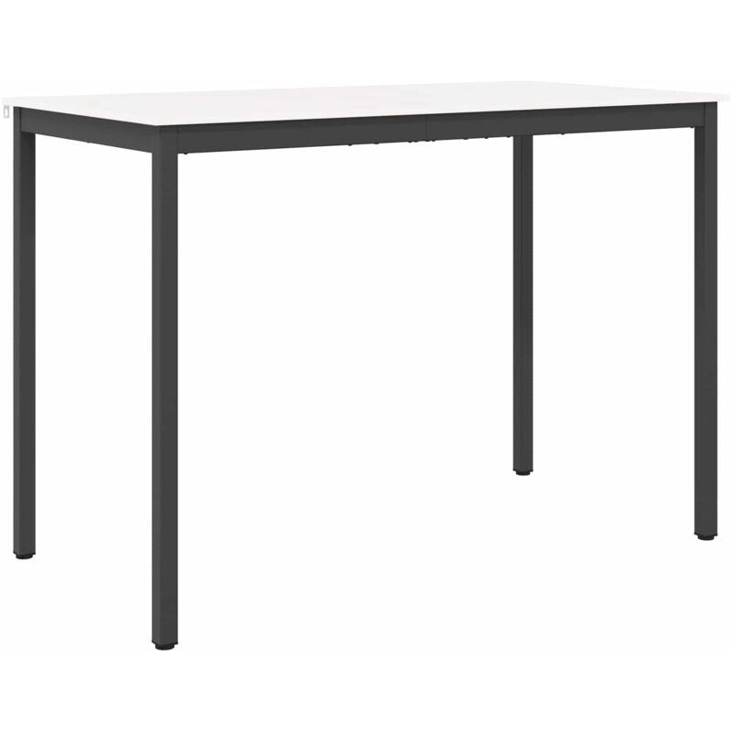Bar Table White 150 X 80 X 105 Cm Solid Pine Wood Vidaxl