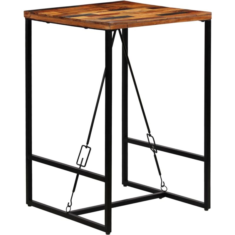 Bar Table Solid Reclaimed Wood 70x70x106 cm Vidaxl