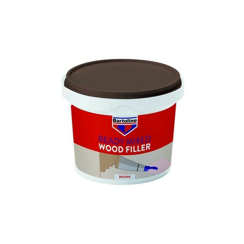 Bartoline - Wood Filler Brown Tub 500g