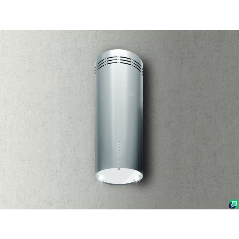 Cappa parete Rodia diametro 30 cm. - Inox – 800 m3/h - Baraldi