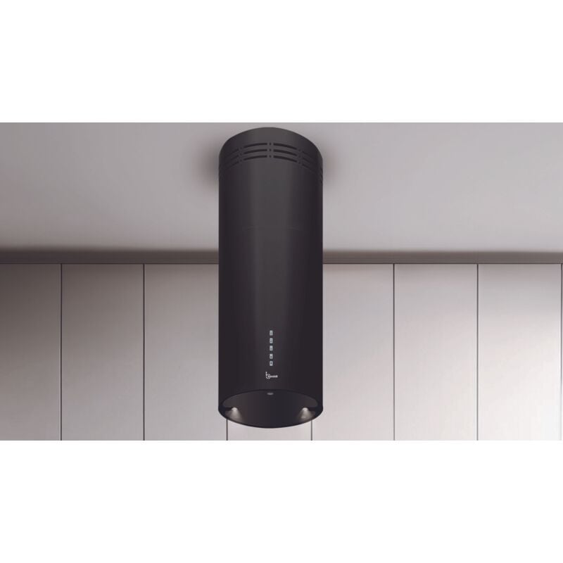 Baraldi – Hotte îlot Rodia diamètre 30 cm. - Noir – 800 m3/h