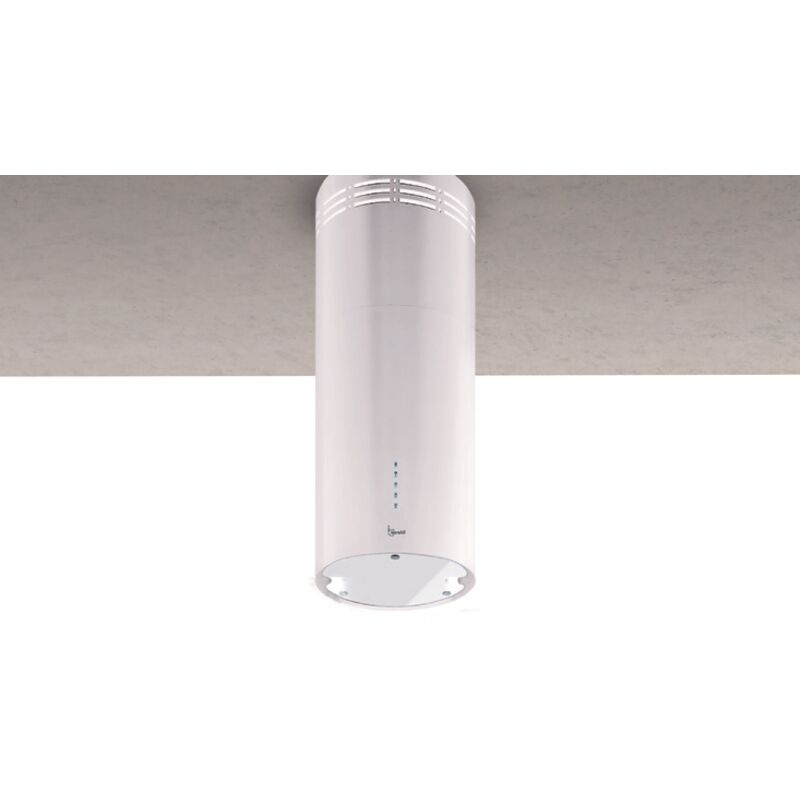 Baraldi - Hotte îlot Rodia diamètre 30 cm. - Blanc – 800 m3/h