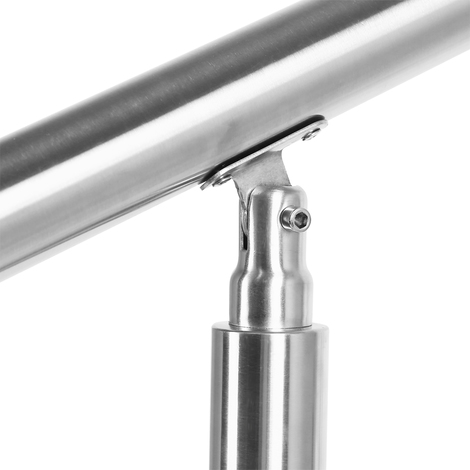 Barandilla acero inox 4 varillas 140cm Pasamanos escalera Parapeto