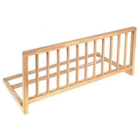 Barandilla de cama NORDLINGER PRO madera natural 120cm