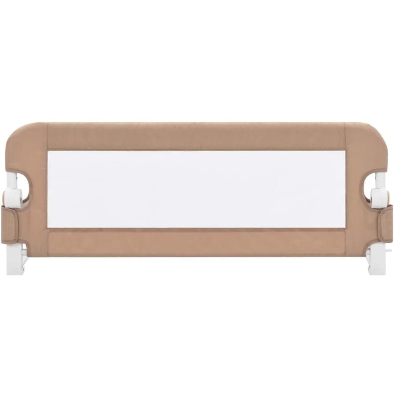 

Barandilla de seguridad cama de nino poliester taupe 102x42 cm