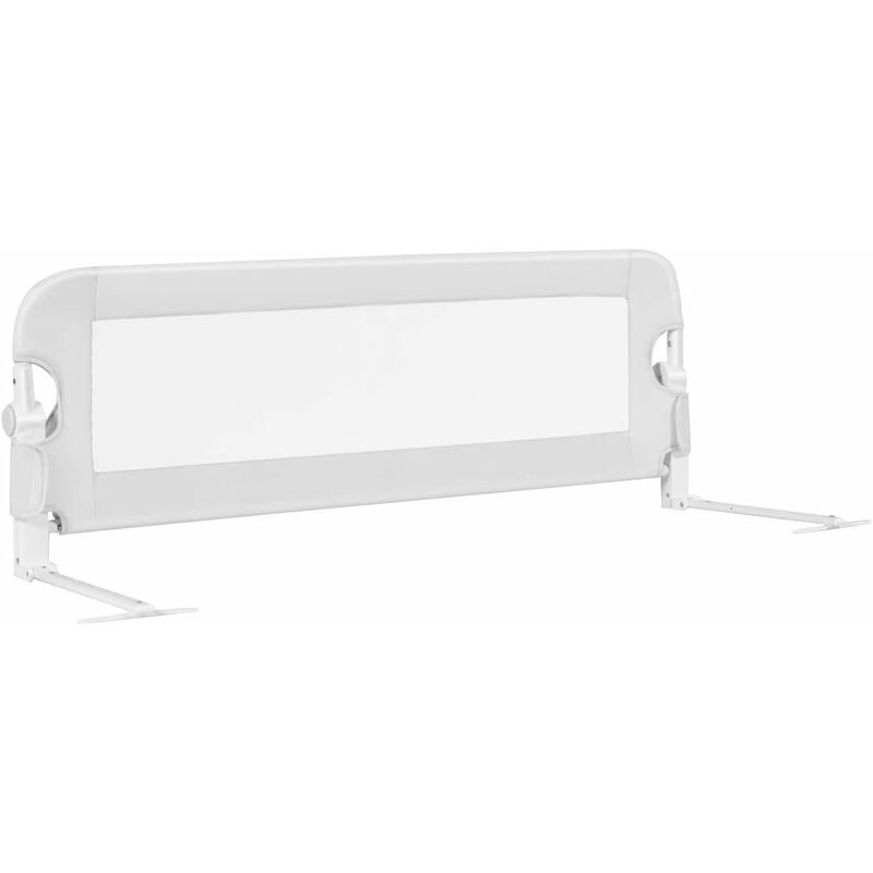 

Barandilla de seguridad para Cama Protección para Bebé Riel de Cama Plegable (120x42cm, Blanco)