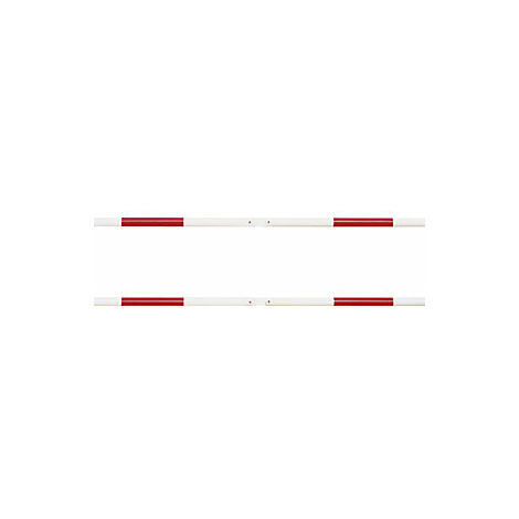 Barandilla modular  Ø del tubo transversal 60 mm  rojo/blanco 