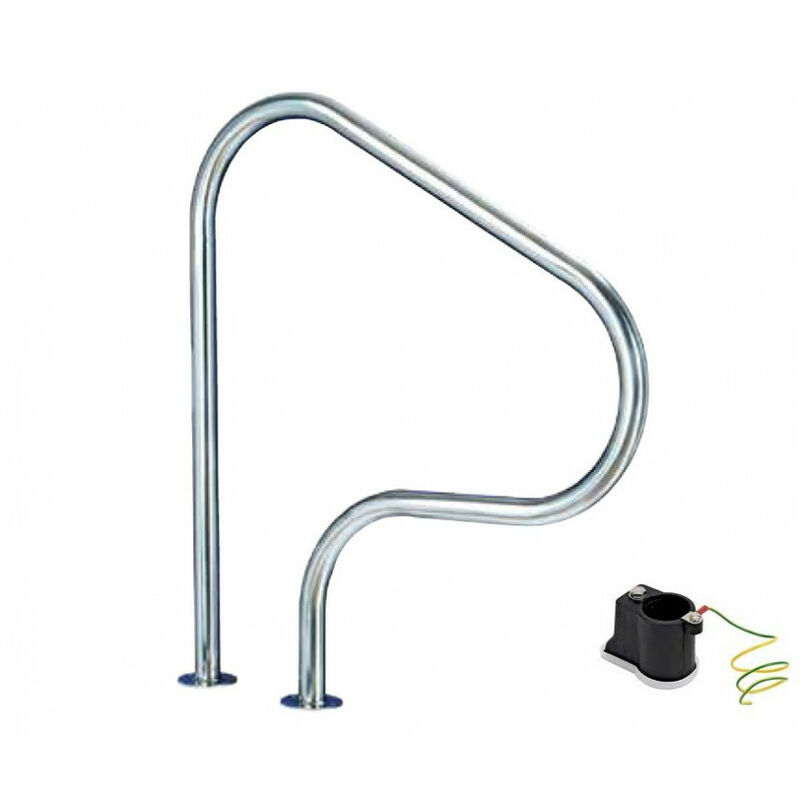 

Barandilla para piscina Fx-04 para empotrar en acero inoxidable A316 ancho barandilla 800mmFlexinox