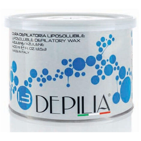 Barattolo Cera Depilatoria Liposolubile Azulene 1.3 400 Ml Depilazione Ceretta