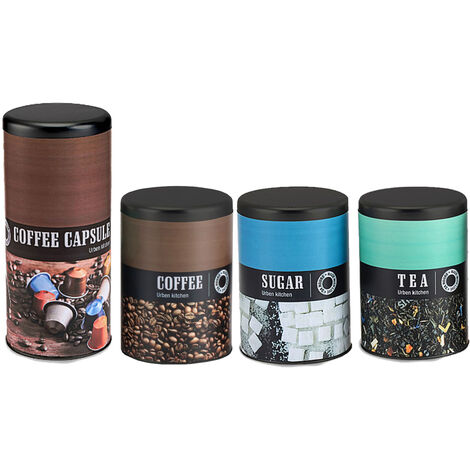 Barattolo Contenitore Ermetico Scatola Alimenti Cucina Con Coperchio Print, misuraBarattolocoloreBiscotti