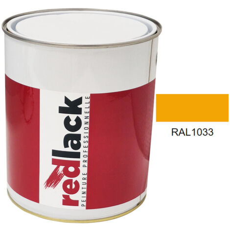 Barattolo da 3L di vernice – RAL 1033 – Giallo Dalia – lucida – multisupporto – Redlack