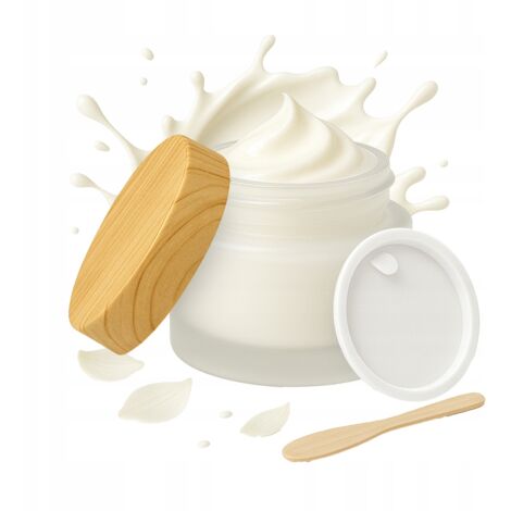 Barattolo di vetro satinato opaco da 50 g per crema, balsamo, cosmetici, unguenti, gel