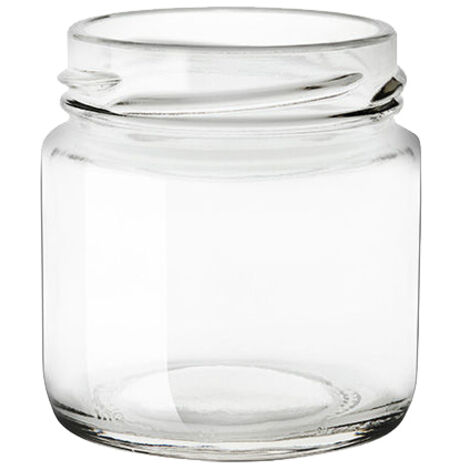 BARATTOLO IN VETRO  106 CC BOCCA D 53 MM 35 PZ
