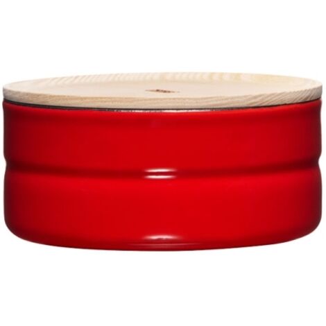 Barattolo Riess con coperchio Ø13cm 615ml smaltato Pomodoro fresco