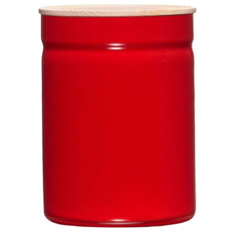 Barattolo Riess con coperchio Maxi Ø13 H 18cm 2,25 litri Pomodoro fresco smaltato