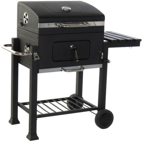Barbacoa Acero 140X60X108 Termometro Negro RC166569