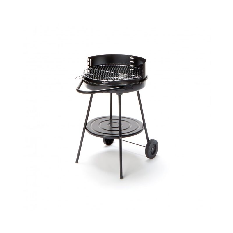 

Barbacoa carbón Cleverly 68x51x81 cm con estructura de acero | negro