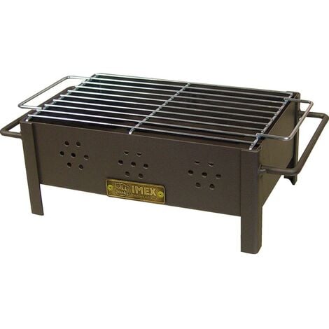 IMEX EL ZORRO Barbacoa carbon rectangular sobremesa parrilla cincada 31 x