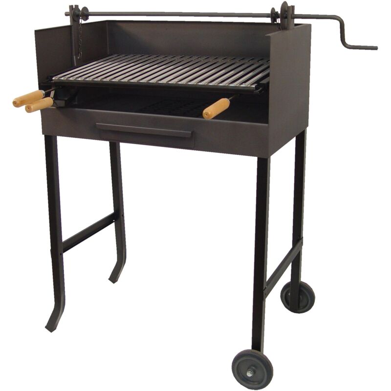 

Barbacoa con Elevador y Parrilla Inox Imex el Zorro 50x40x107