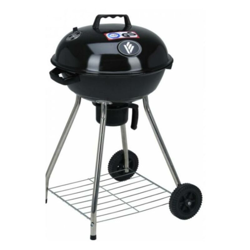 

Barbacoa Con Ruedas Negra 47Cm