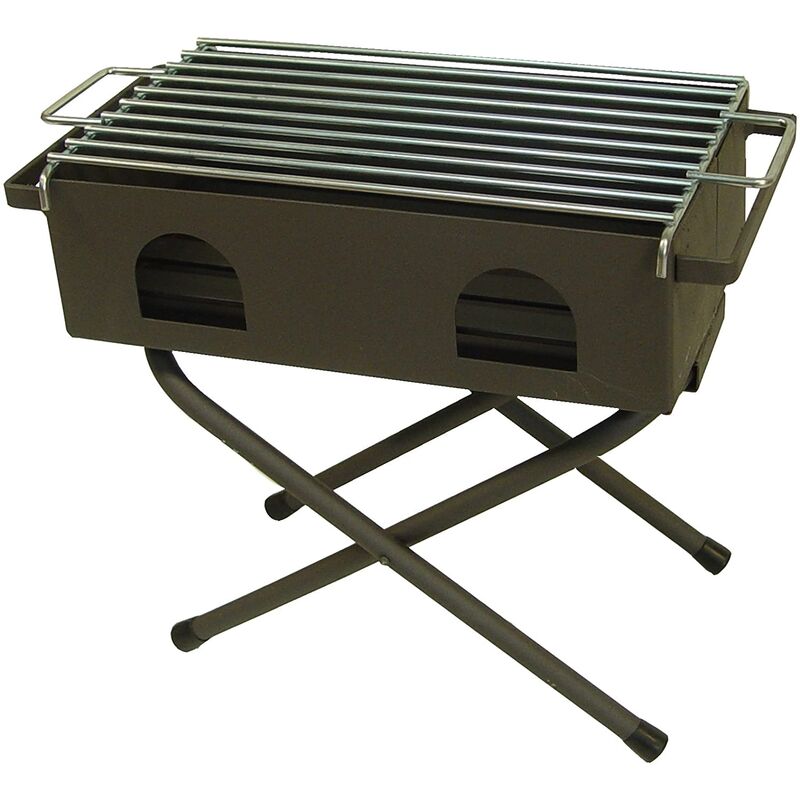 

Barbacoa de Carbón y Leña Plegable 42x21x35cm - Imex El Zorro
