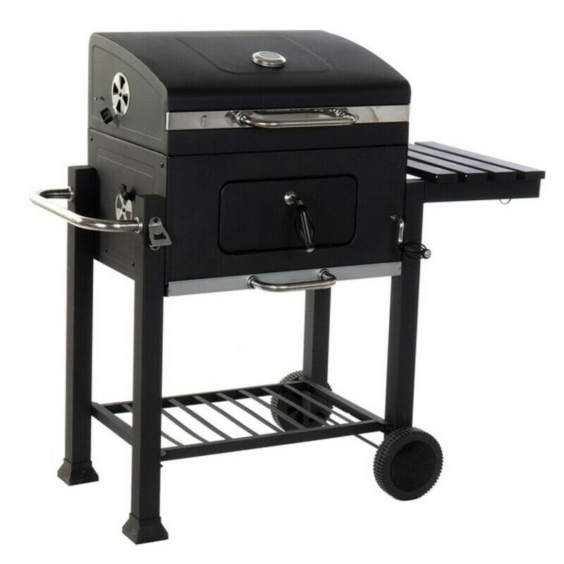 

Barbacoa de Carbón con Tapa y Ruedas DKD Home Decor Acero (140 x 60 x 108 cm)