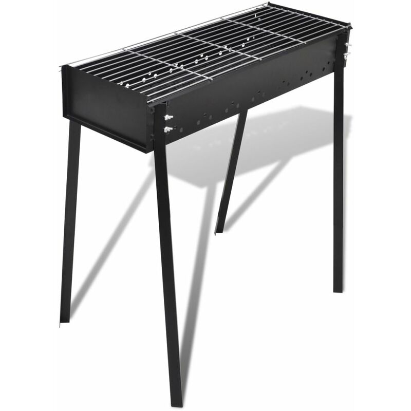 

Happyshopping - Barbacoa de carbon cuadrada con soporte