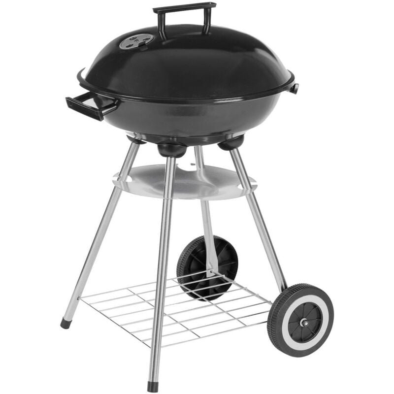 

Barbacoa de carbón Milena con parrilla de acero negra de 74x45x41 cm