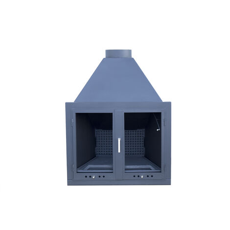 Inserto para chimenea VN 610/430 cristal en el lado derecho puerta de  guillotina