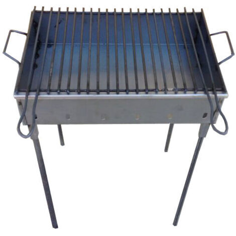 BARBACOA HIERRO 51CM LARGO (60=ASA A ASA) 33CM ANCHO-75CM ALTO