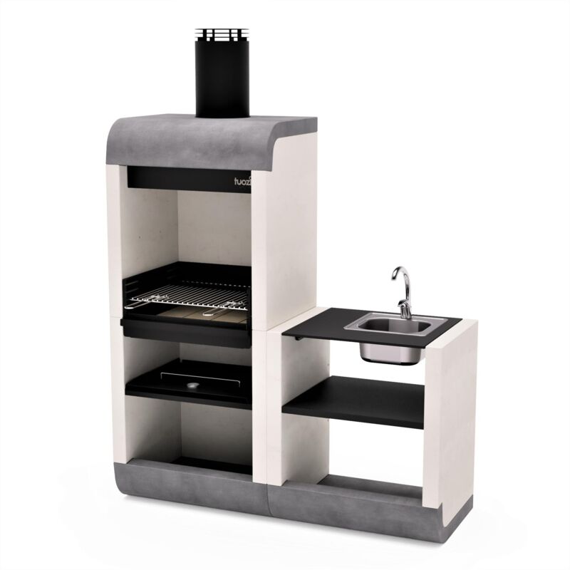 

Barbacoa Hormigón Sud Plus y Bancada con fregadero Sud Movelar