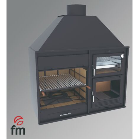 BARBACOA HORNO MODELO FUSIÓN 160 DE FM BARBACOAS