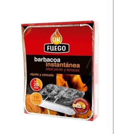 Barbacoa Instantánea 1 Uso Ok Fuego FLOWER