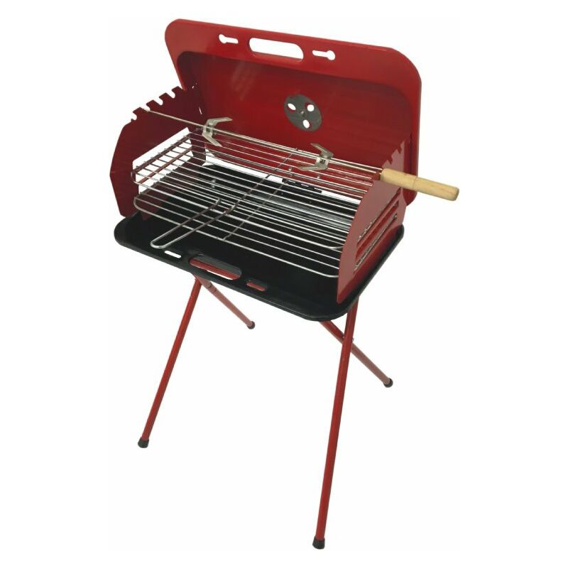 

Barbacoa Maletin Esmaltada Doble Parrilla