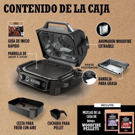 BARBACOA NINJA OG701EU ELECTRICA GRIS 2400W