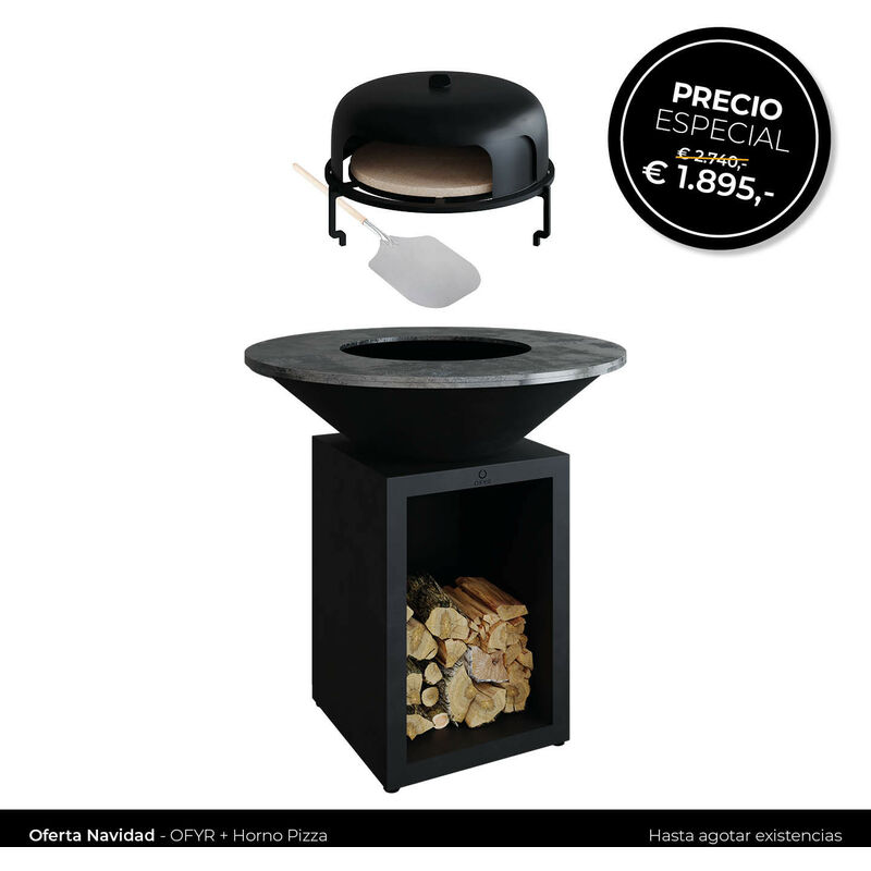 

Barbacoa Ofyr Classic Almacenaje Black Ocsb-100