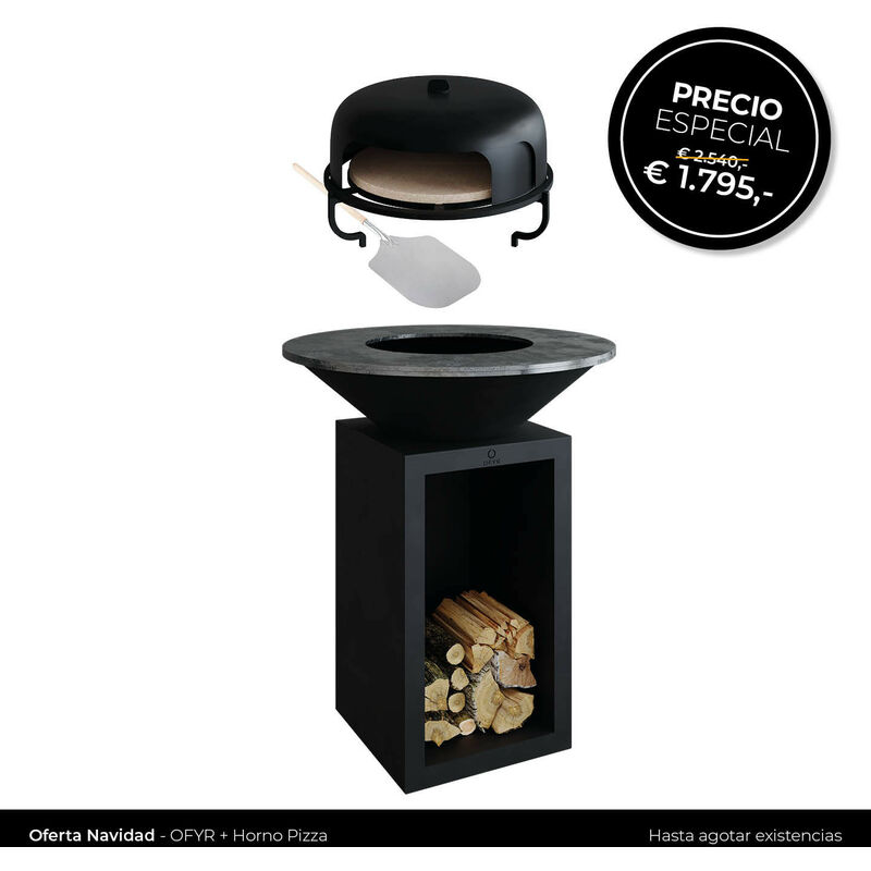 

BARBACOA CLASSIC ALMACENAJE BLACK OCSB-85 - Ofyr
