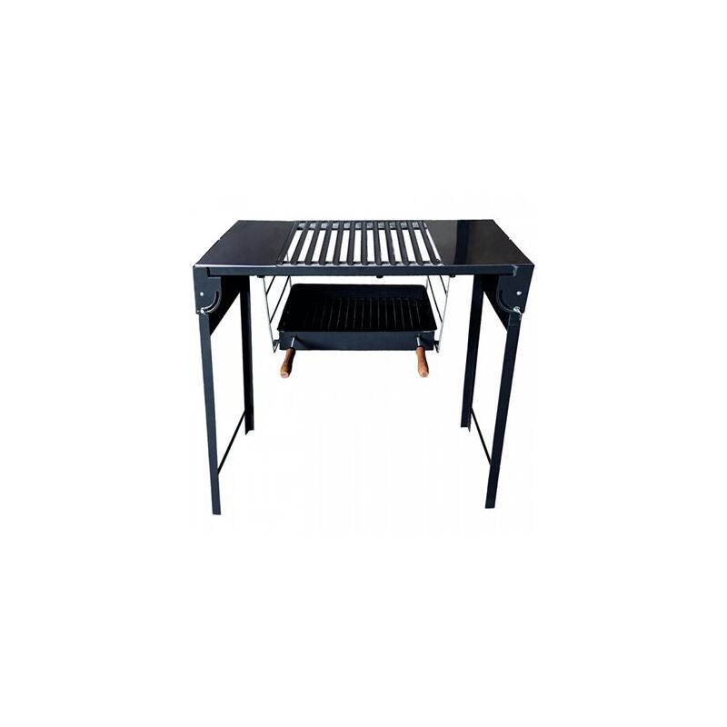 Garhe - Barbecue pliant multifonction 78x42cm brésil 17910