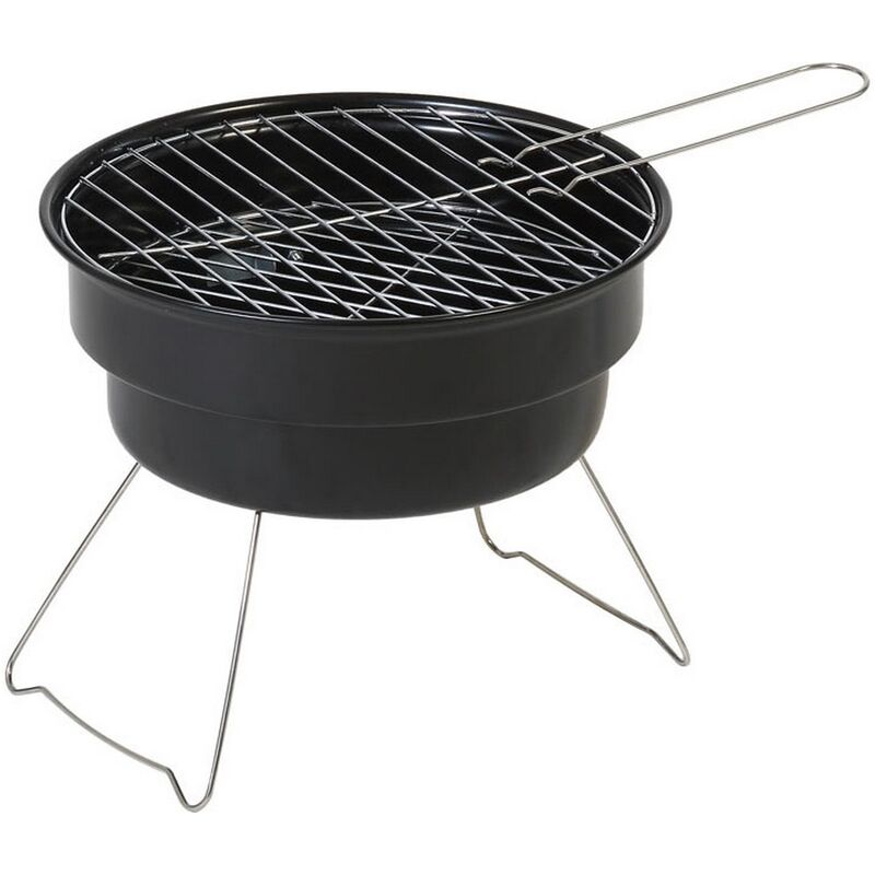 

Barbacoa Portátil Negra (26,5 x 26,5 x 24 cm)