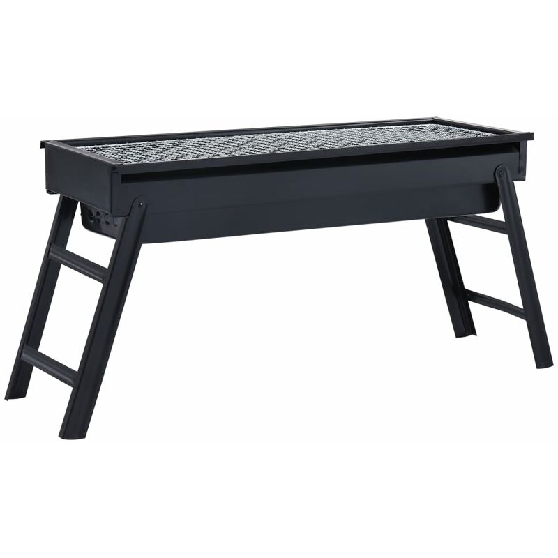 

Barbacoa portátil para camping de acero 60x22,5x33 cm