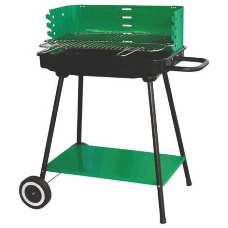 Barbacoa rectangular con base de metal 57X37 h 68 Lapillo 08208