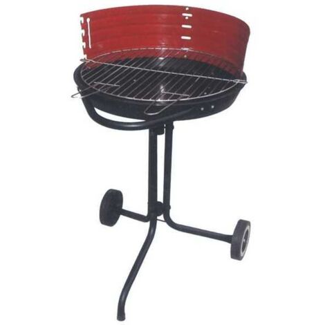 Barbacoa Redonda con Ruedas 55 h 70 Lapillo 00710