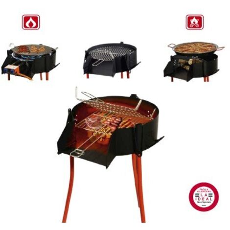 Barbacoa rustica GARCIMA 50 + parrilla rueda 41049