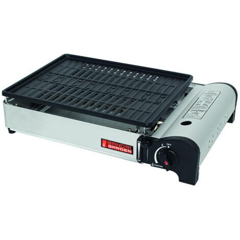 Barbacoa Sandrigarden de gas Tasmania, portátil con parrilla, 1,9 kW