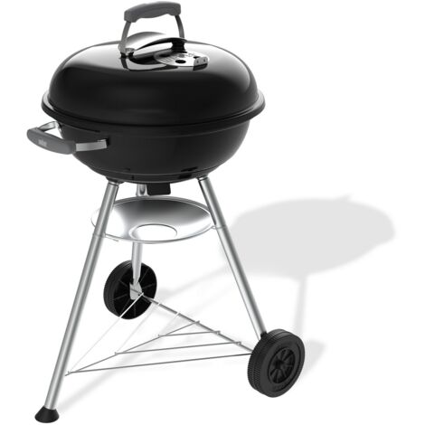 Barbacoa Weber de Carbón Compact Kettle Ø 47 cm Negro Cód. 1502054