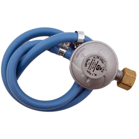 BARBECOOK, REGOLATORE GAS CON TUBO 30MBAR ITALIA E GRECIA, ACCESSORI BARBECUE
