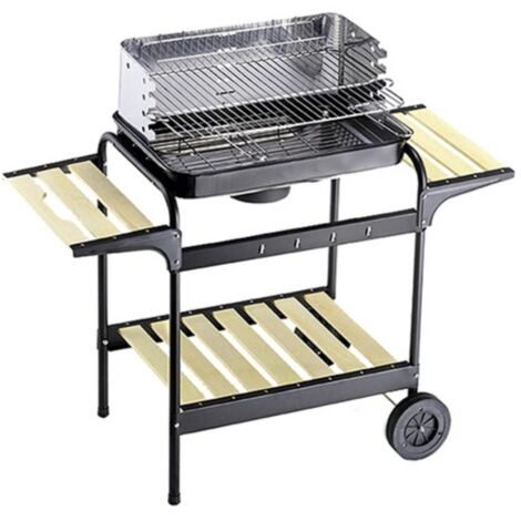 Barbecue 60-40 Green-X Cm 58 X 38 - Ecran Inox Ompagrill